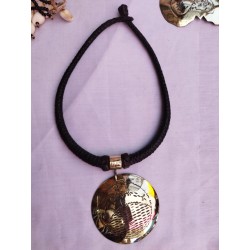 Collier en cuir -Bronze